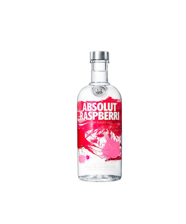 ABSOLUT RASPABERRY VODKA BOTELLA
