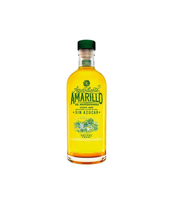 AGUARDIENTE AMARILLO MANZS BOTELLA