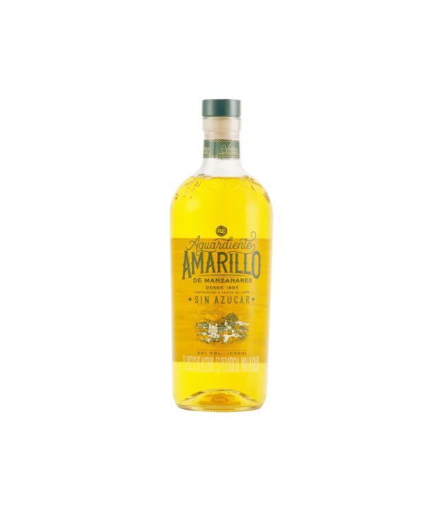 AGUARDIENTE AMARILLO MANZS LITRO