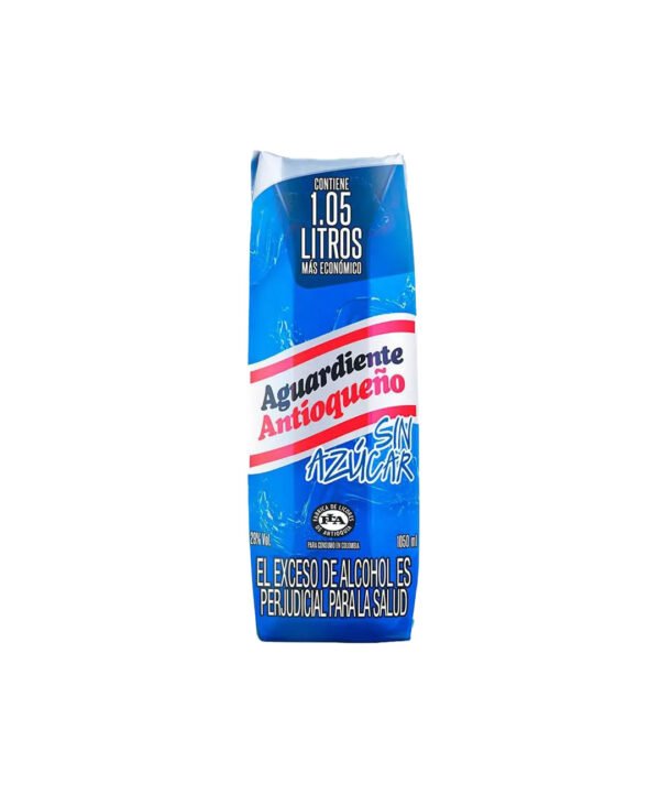 AGUARDIENTE AZUL LITRO CAJA