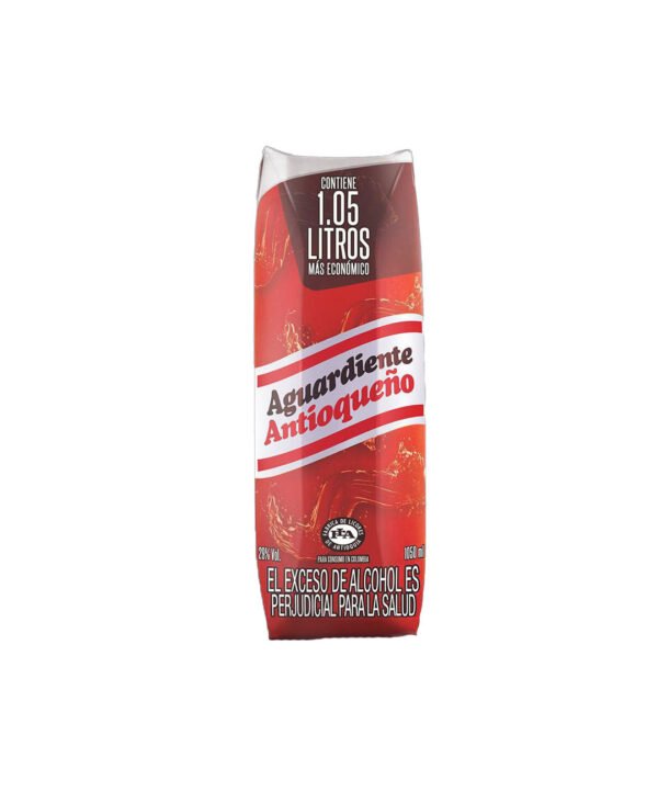 AGUARDIENTE ROJO LITRO CAJA