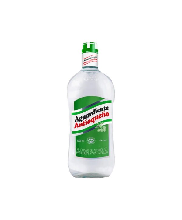 AGUARDIENTE VERDE LITRO VIDRIO