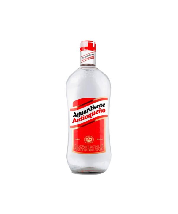 AGUARDIENTE ROJO LITRO VIDRIO