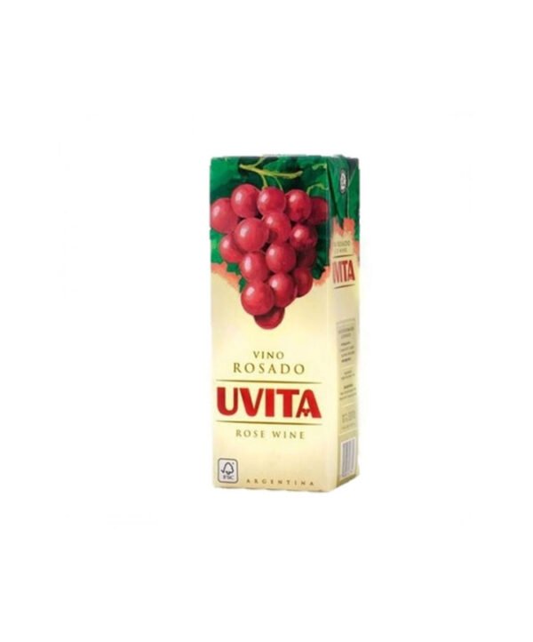 VINO UVITA ROSADO LITRO CAJA